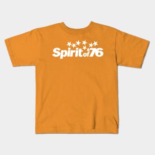 Spirit of '76 - white logo Kids T-Shirt